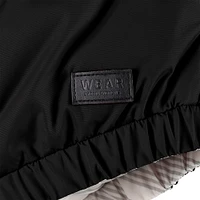 Women's WEAR by Erin Andrews  Black/White Pittsburgh Steelers Reversible Cropped Full-Zip Puffer Jacket