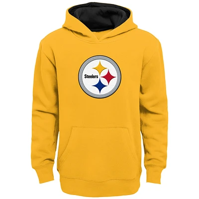 Sweat à capuche doré pour jeunes Pittsburgh Steelers Prime
