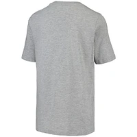 Youth Heathered Gray Pittsburgh Steelers Mean Streak - T-Shirt