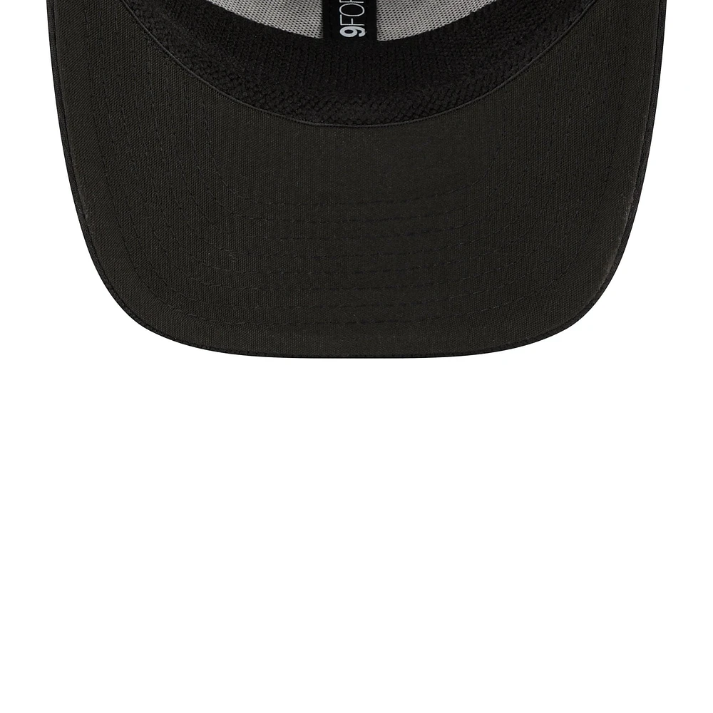 Youth New Era Black Pittsburgh Steelers Main B-Dub 9FORTY Adjustable Hat