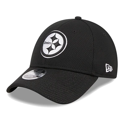 Casquette ajustable Main B-Dub 9FORTY noire des Steelers de Pittsburgh de New Era pour jeunes