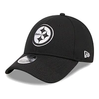 Youth New Era Black Pittsburgh Steelers Main B-Dub 9FORTY Adjustable Hat