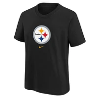 Youth Nike Black Pittsburgh Steelers Logo Wordmark - T-Shirt