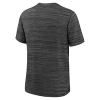 Youth Nike Black Pittsburgh Steelers Team Sideline Velocity Performance T-Shirt