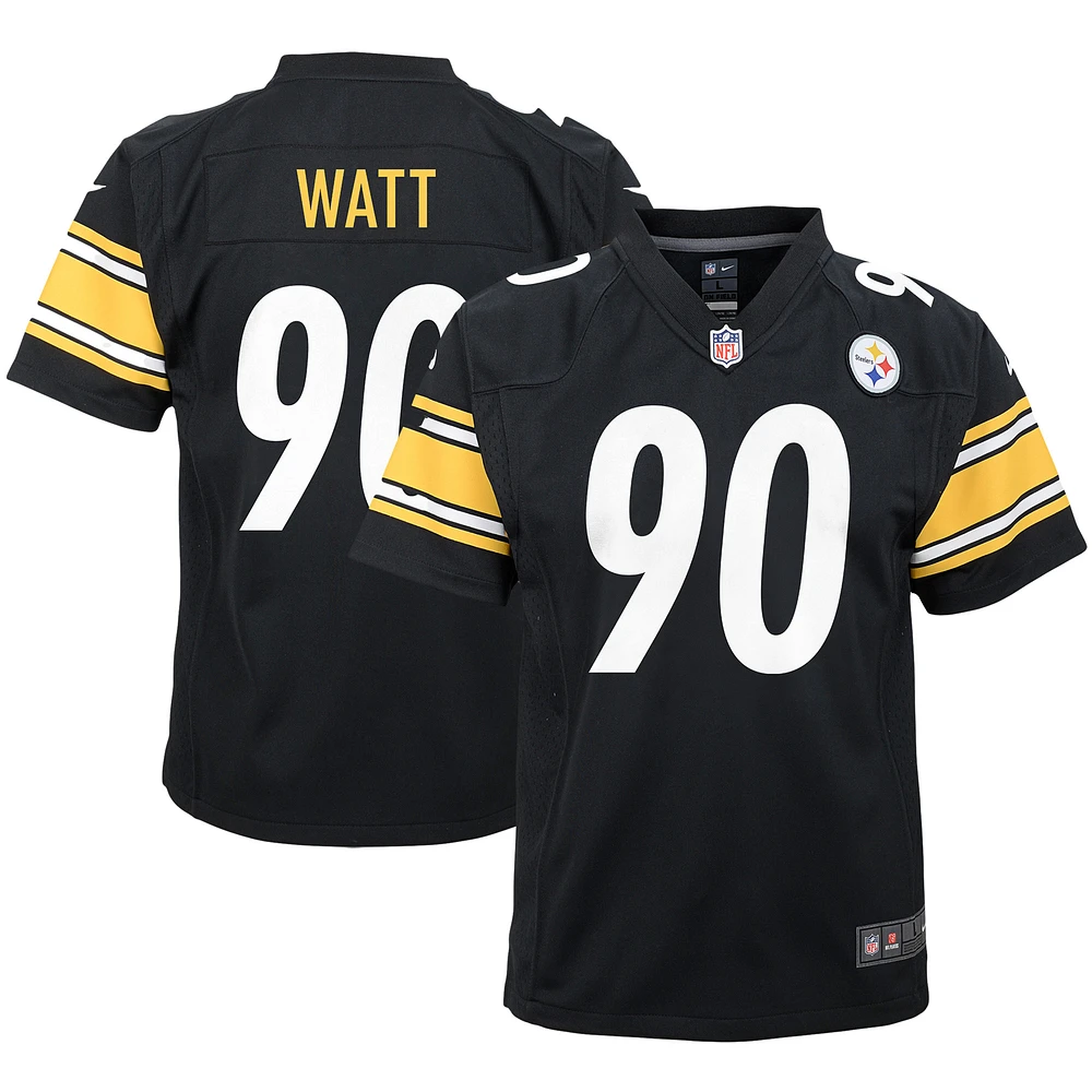 Enfant Nike T.J. Watt Black Pittsburgh Steelers Game - Maillot