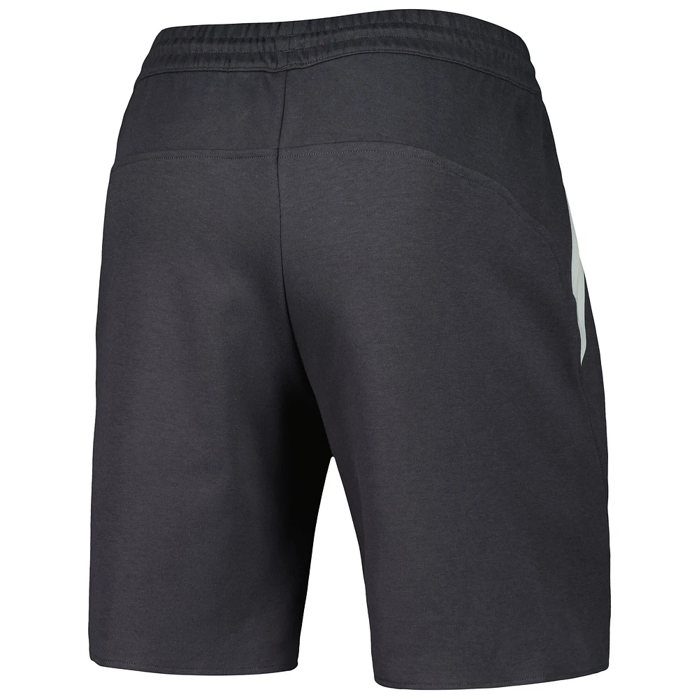 Men's adidas Black Portland Timbers 2023 Player Travel Shorts