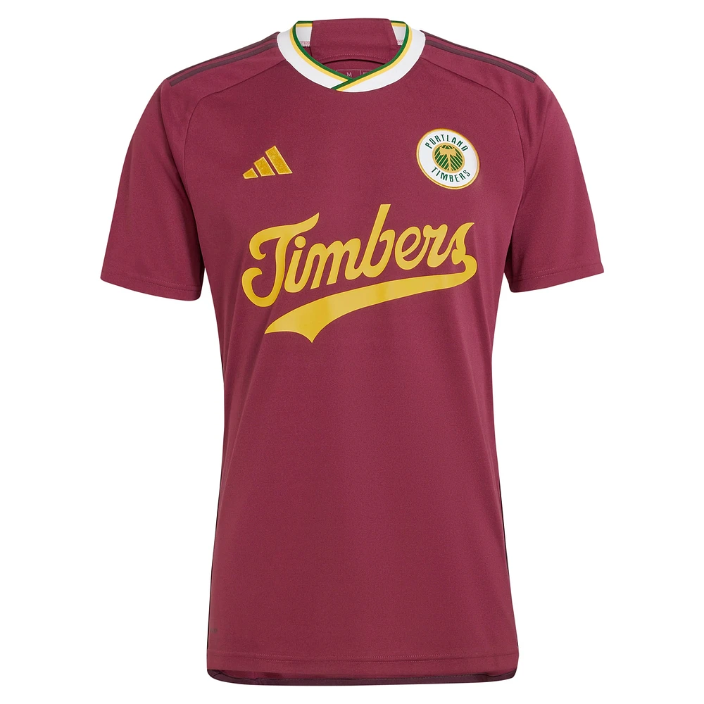 Men's adidas  Red Portland Timbers 2024 Archive Replica Jersey