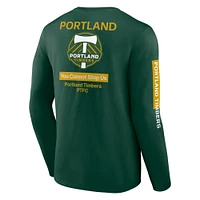 T-shirt à manches longues Portland Timbers Constant Success vert forêt de marque Fanatics pour homme