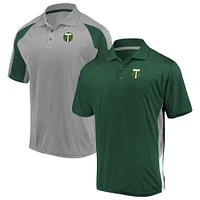 Ensemble de deux polos Portland Timbers Home & Away Fanatics pour hommes, vert/gris, vert/gris
