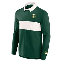 Men's Fanatics Green Portland Timbers Forever Casuals Long Sleeve Striker Polo