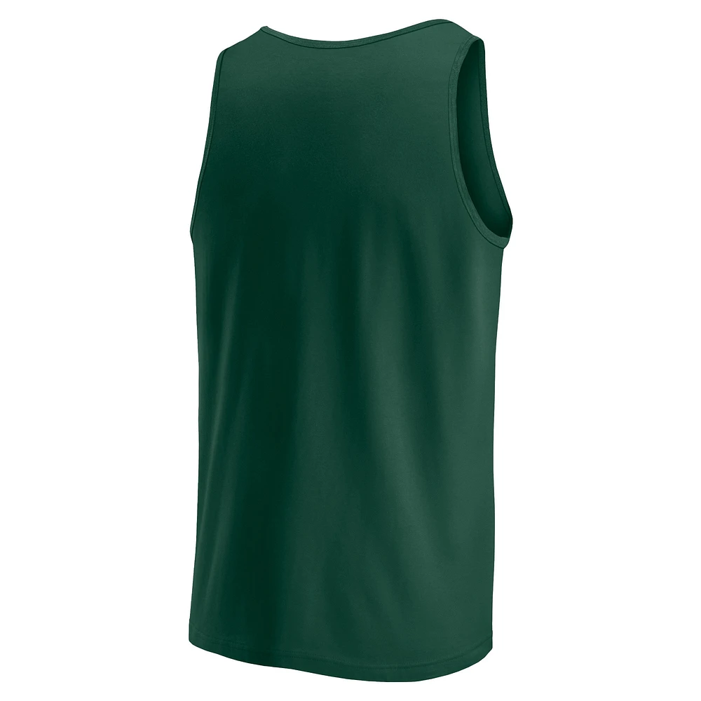 Men's Fanatics Green Portland Timbers Run Angle Tank Top