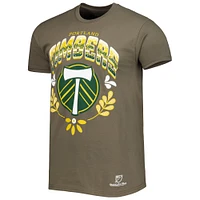 Men's Mitchell & Ness Olive Portland Timbers Serape T-Shirt