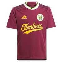 Youth adidas  Red Portland Timbers 2024 Archive Replica Jersey