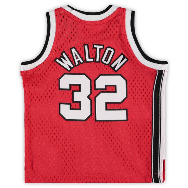 Maillot de joueur retraité Mitchell & Ness Bill Walton rouge Portland Trail Blazers 1976/77 Hardwood Classics
