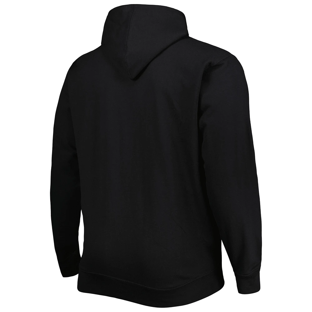 Sweat à capuche noir Portland Trail Blazers Big & Tall Heart Soul pour homme
