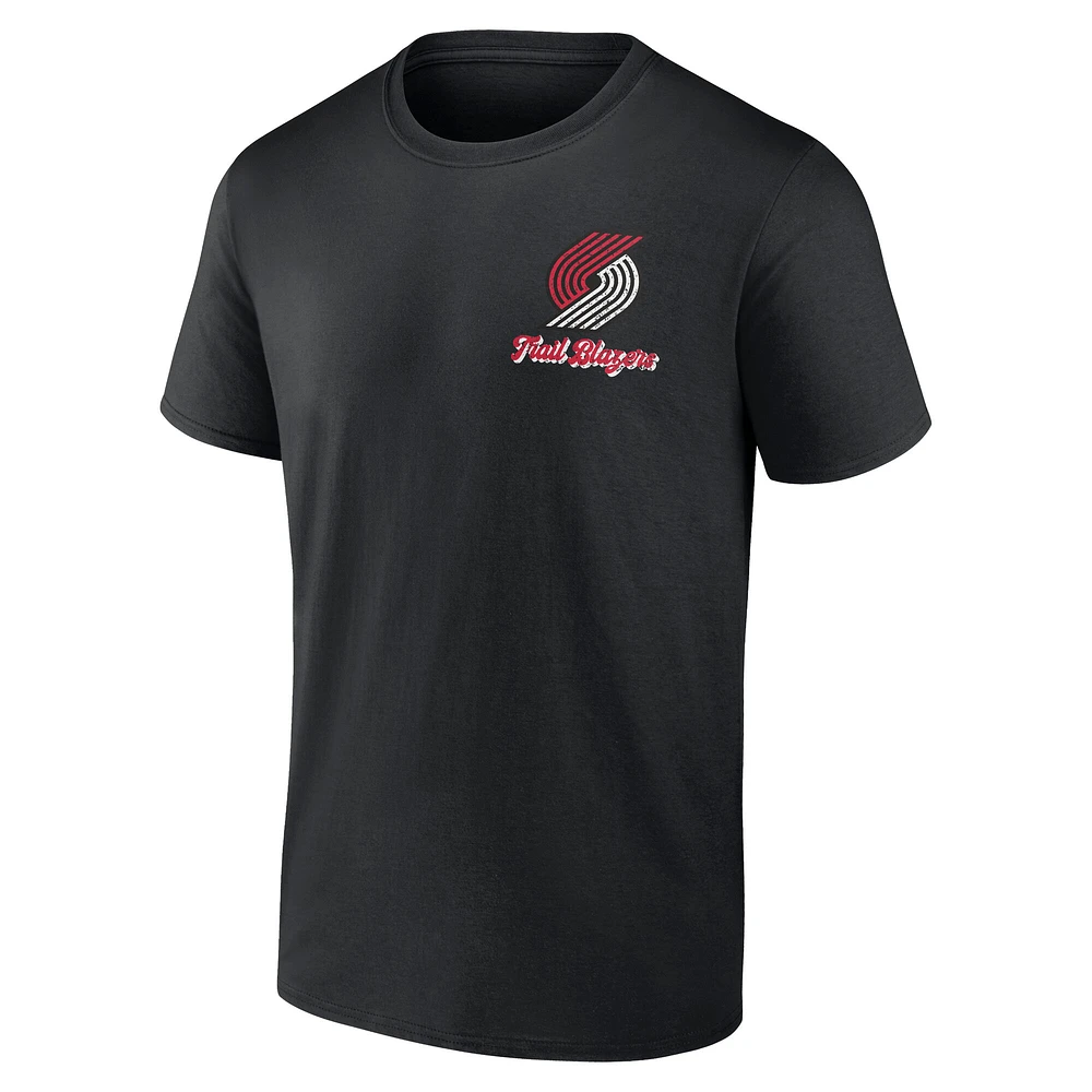Men's Black Portland Trail Blazers Never Over T-Shirt