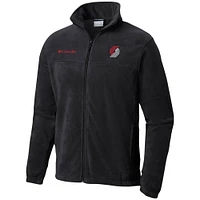 Men's Columbia Black Portland Trail Blazers Steens Mountain 2.0 Full-Zip Jacket