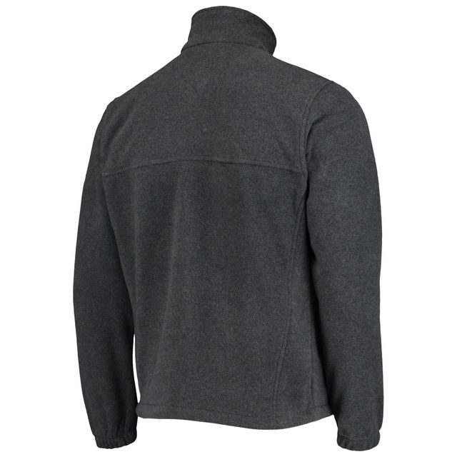 Veste Columbia Portland Trail Blazers pour homme Heathered Charcoal Flanker Full-Zip Jacket