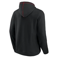 Men's Fanatics Black Portland Trail Blazers Split the Crowd - Pullover Hoodie