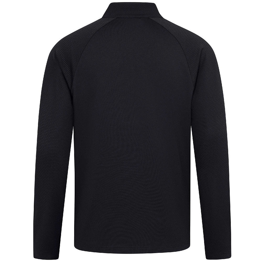 Haut noir à fermeture éclair quart de tour pour homme des Portland Trail Blazers Volley Levelwear