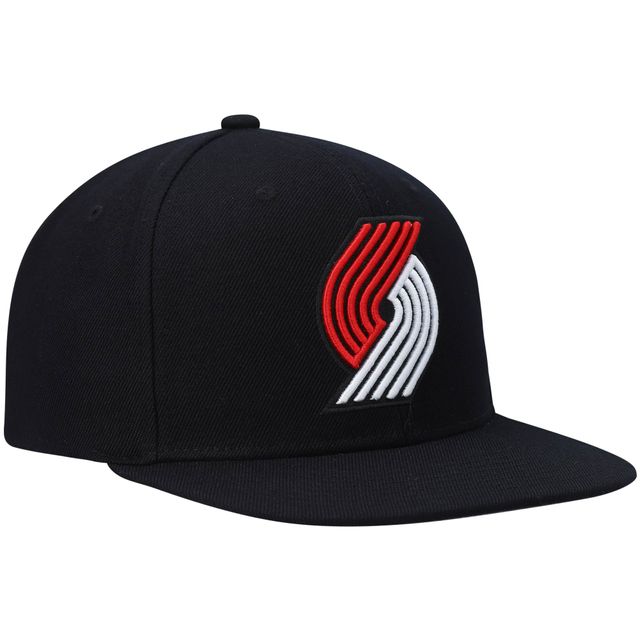 Casquette Snapback Portland Trail Blazers Ground 2.0 noire Mitchell & Ness pour hommes