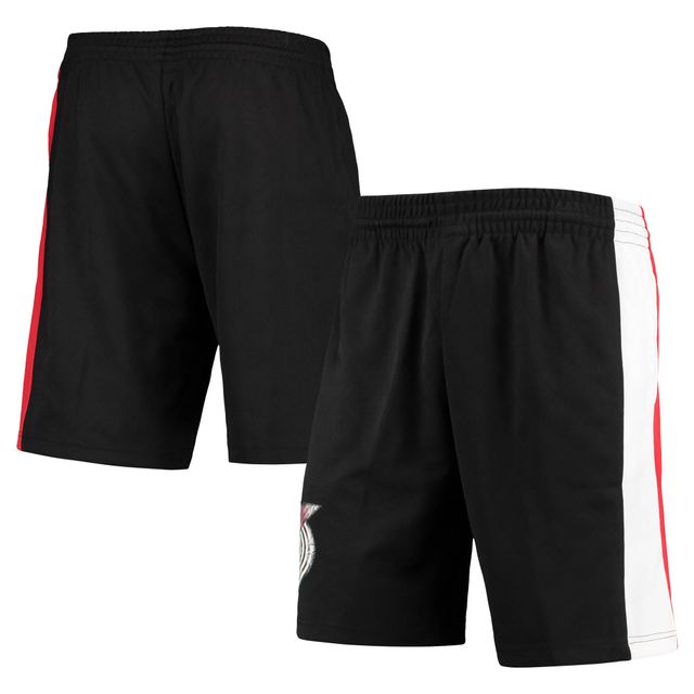 Hommes Mitchell & Ness Black Portland Trail Blazers Hardwood Classics 75e anniversaire Swingman Shorts