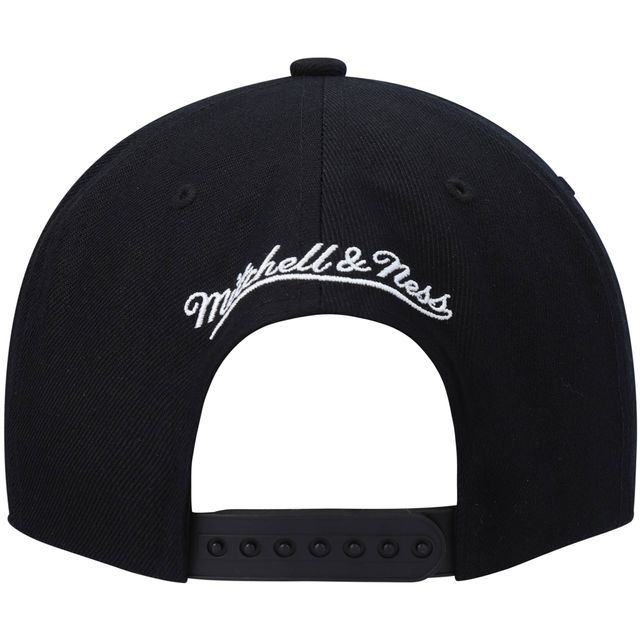Casquette Snapback Portland Trail Blazers Hardwood Classics Script 2.0 noire Mitchell & Ness pour hommes