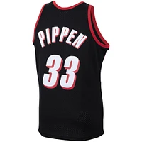 Men's Mitchell & Ness Scottie Pippen Black Portland Trail Blazers 1999/00 Hardwood Classics Swingman Jersey