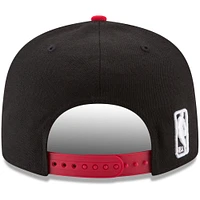 Men's New Era Black/Red Portland Trail Blazers 2-Tone 9FIFTY Adjustable Snapback Hat