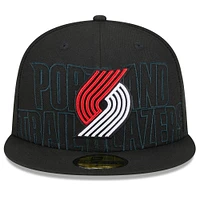 Men's New Era  Black Portland Trail Blazers 2023 NBA Draft 59FIFTY Fitted Hat