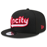 Men's New Era  Black Portland Trail Blazers 2024/25 City Edition 9FIFTY Snapback Hat