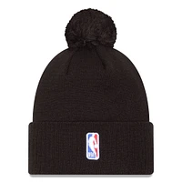 Men's New Era  Black Portland Trail Blazers 2024/25 City Edition Cuffed Knit Hat with Pom
