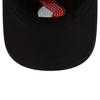 Men's New Era Black Portland Trail Blazers Team 2.0 9TWENTY Adjustable Hat