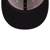 Men's New Era White/Black Portland Trail Blazers Throwback Gradient Tech Font 9FIFTY Snapback Hat