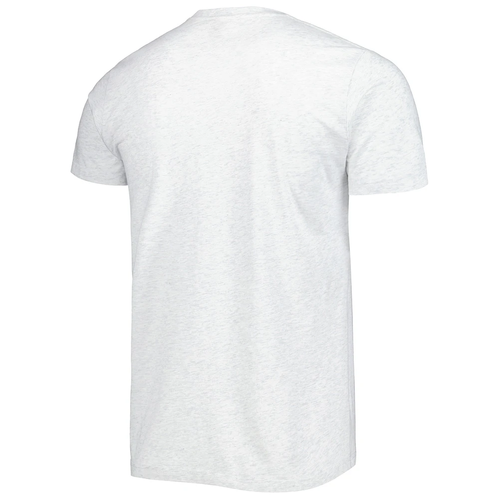 Unisex Homage Ash Portland Trail Blazers Hometown Hyper Local Tri-Blend T-Shirt
