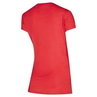 Ensemble de nuit pour femme Concepts Sport rouge/noir Portland Trail Blazers Vector T-shirt et pantalon en flanelle