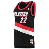 Women's Mitchell & Ness Clyde Drexler Black Portland Trail Blazers 1991/92 Hardwood Classics Swingman Jersey