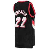 Women's Mitchell & Ness Clyde Drexler Black Portland Trail Blazers 1991/92 Hardwood Classics Swingman Jersey