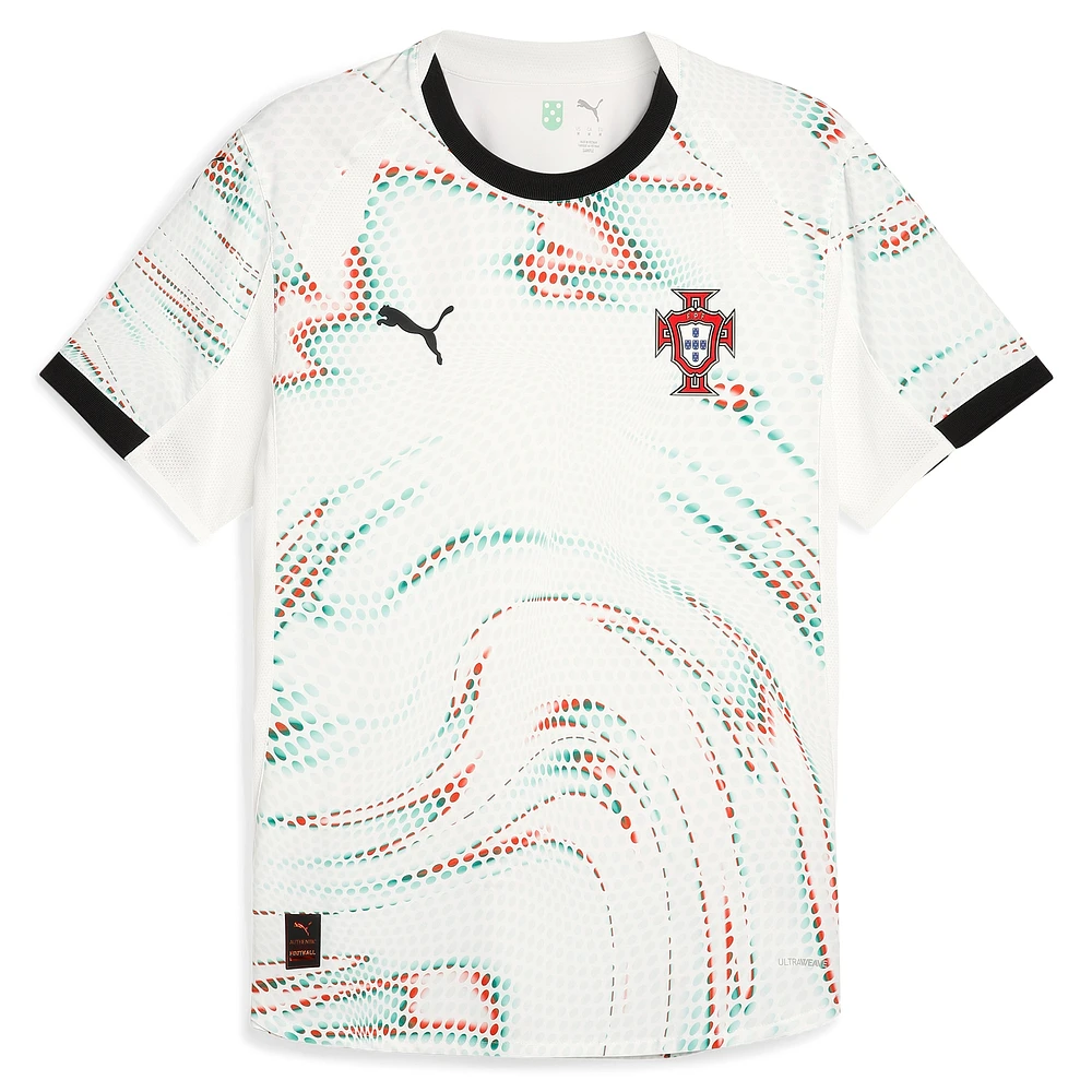 Men's Puma  White Portugal National Team 2025 Away Authentic Jersey