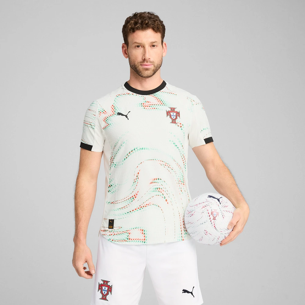 Men's Puma  White Portugal National Team 2025 Away Authentic Jersey