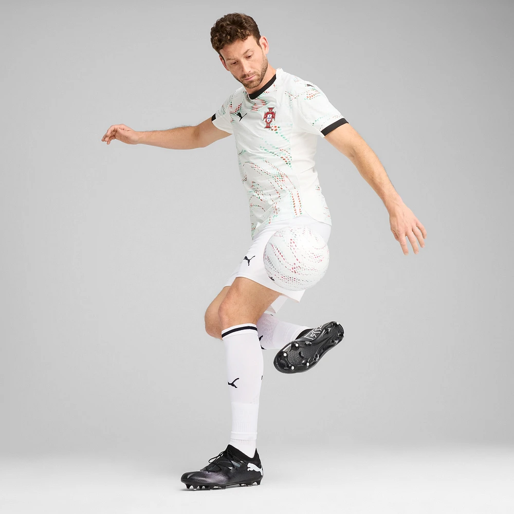 Men's Puma  White Portugal National Team 2025 Away Authentic Jersey