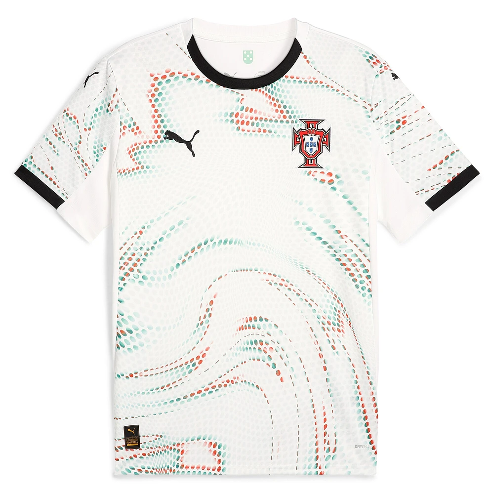 Men's Puma  White Portugal National Team 2025 Away Replica Jersey