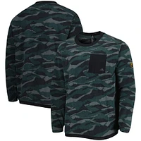 Men's adidas Green/Black Presidents Cup TXT Crew Pullover Sweatshirt