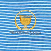 Men's Under Armour  Blue Presidents Cup Team USA Green Bridge Stripe Polo