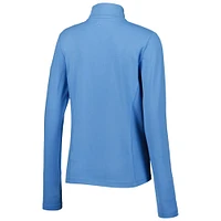 Women's tasc Performance Light Blue Presidents Cup Recess Tri-Blend Quarter-Zip Jacket
