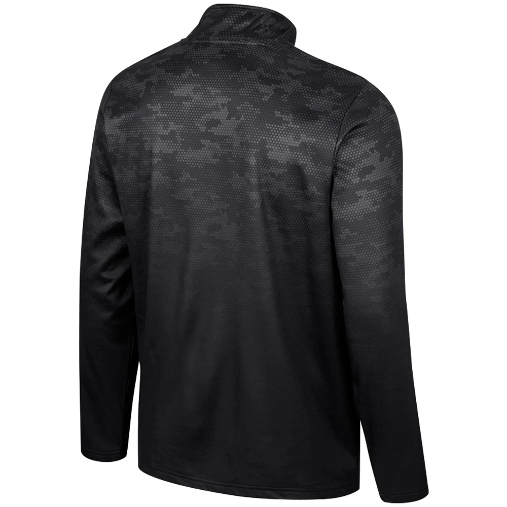 Men's Colosseum  Black Providence Friars The Machine Half-Zip Jacket