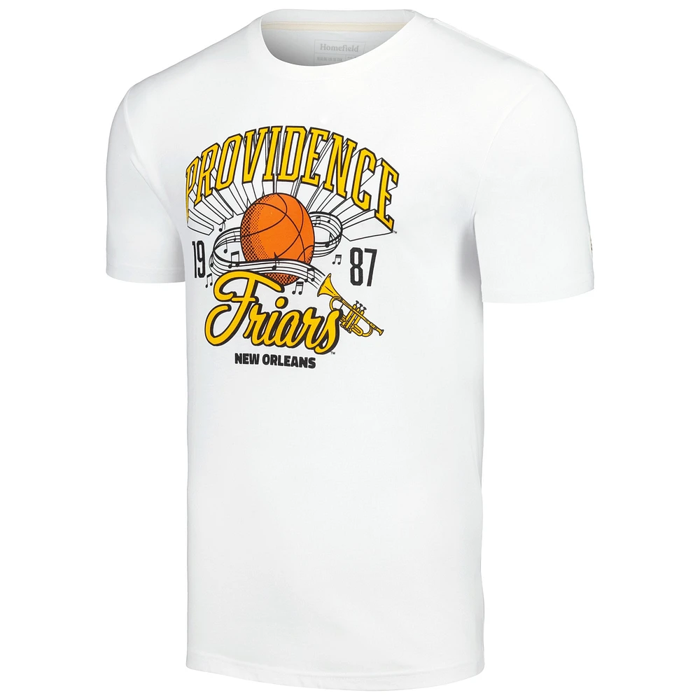 Men's Homefield White Providence Friars 1987 Tournament T-Shirt