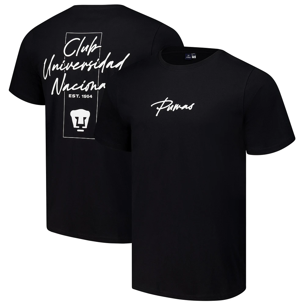 T-shirt noir pour homme avec logo Puma