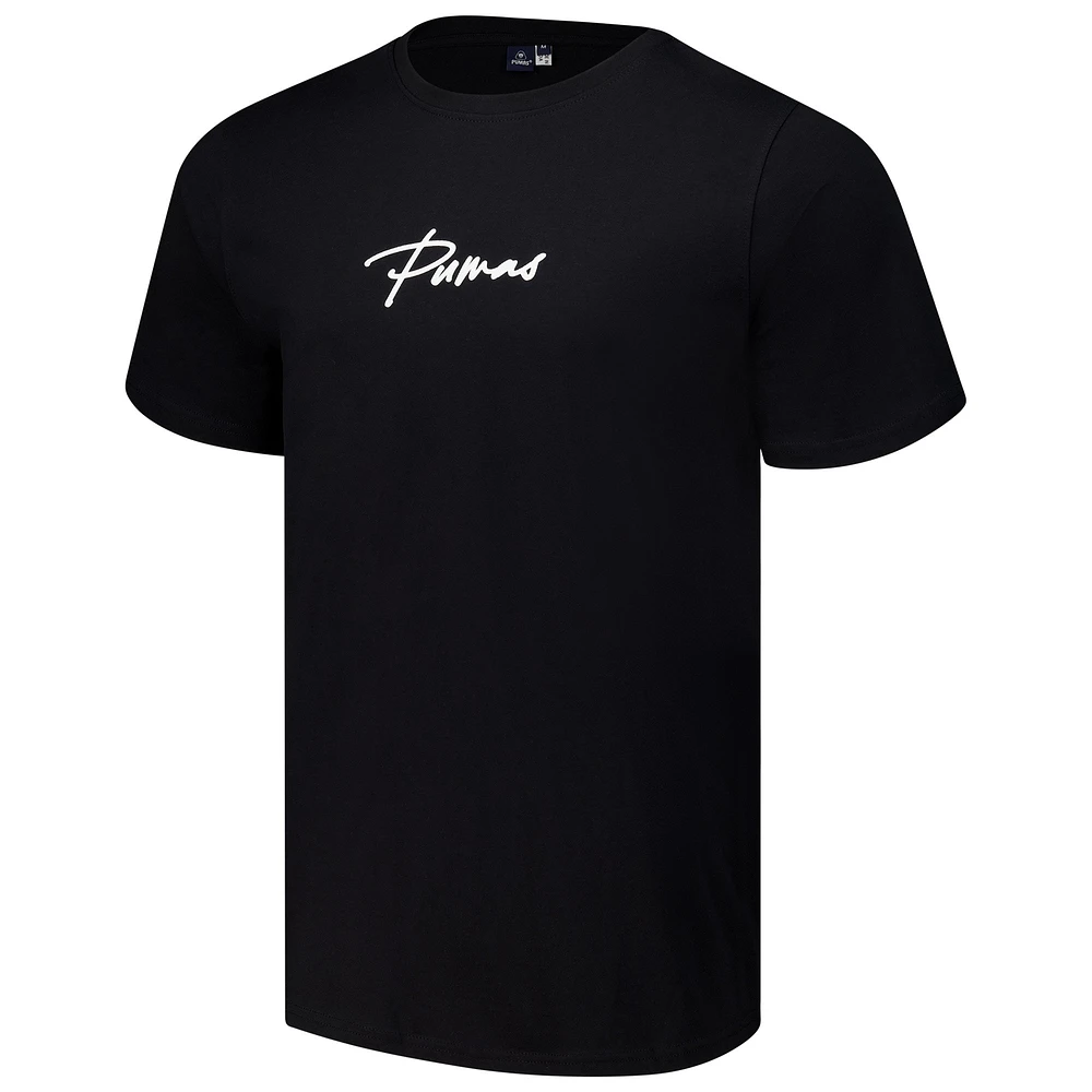 T-shirt noir pour homme avec logo Puma