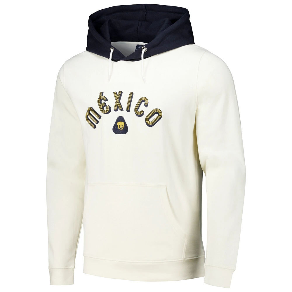 Men's Cream Pumas Street Pullover Hoodie